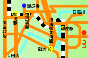 かわべ天文公園map