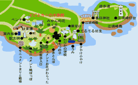 日本童謡の園・略図
